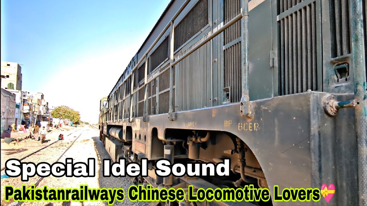 Pakistanrailways ZCU-30-6308 Idle Sound Best Chinese Locomotive 🚂