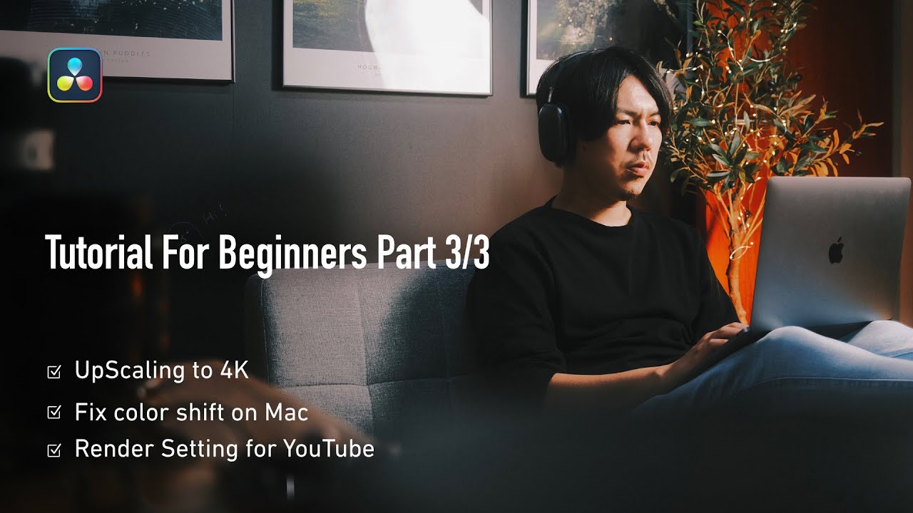 How to Upscale to 4K / Fix Color Shift / Render setting for YouTube on DaVinci Resolve