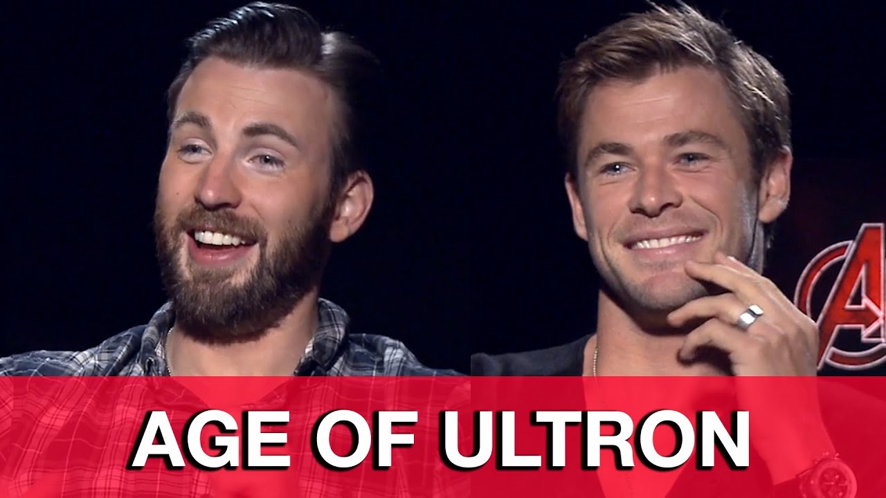 Avengers Age of Ultron Interview - Chris Evans & Chris Hemsworth Captain America & Thor