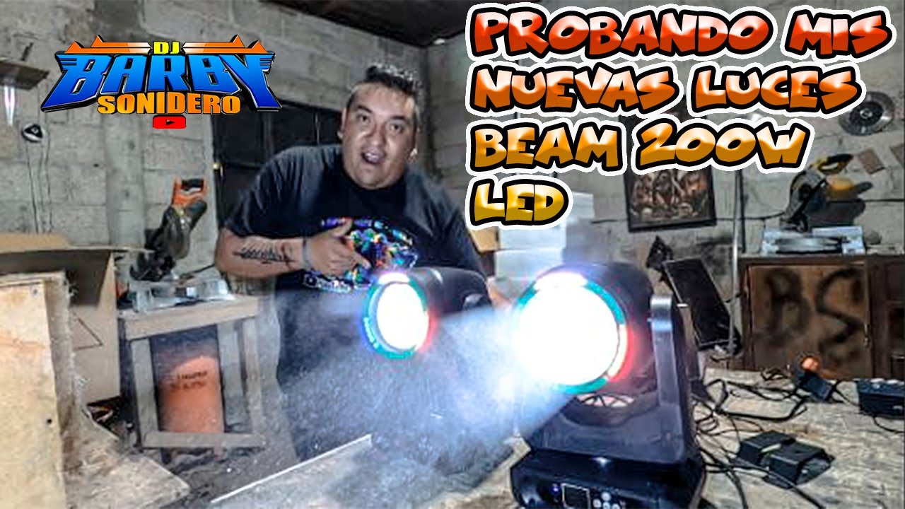 MIS NUEVAS BEAM KING KONG LED 200W CON ARO DE LED
