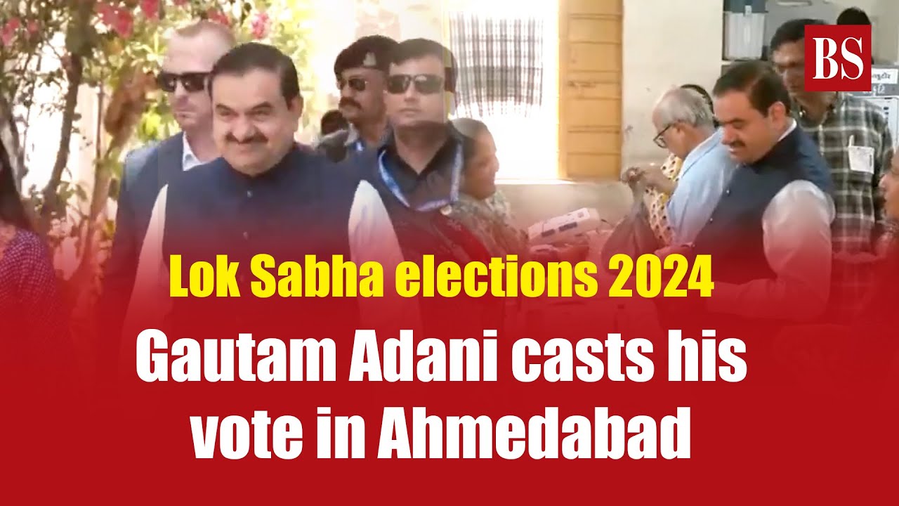 Adani Group chairman Gautam Adani casts his vote in Ahmedabad | Lok Sabha elections 2024