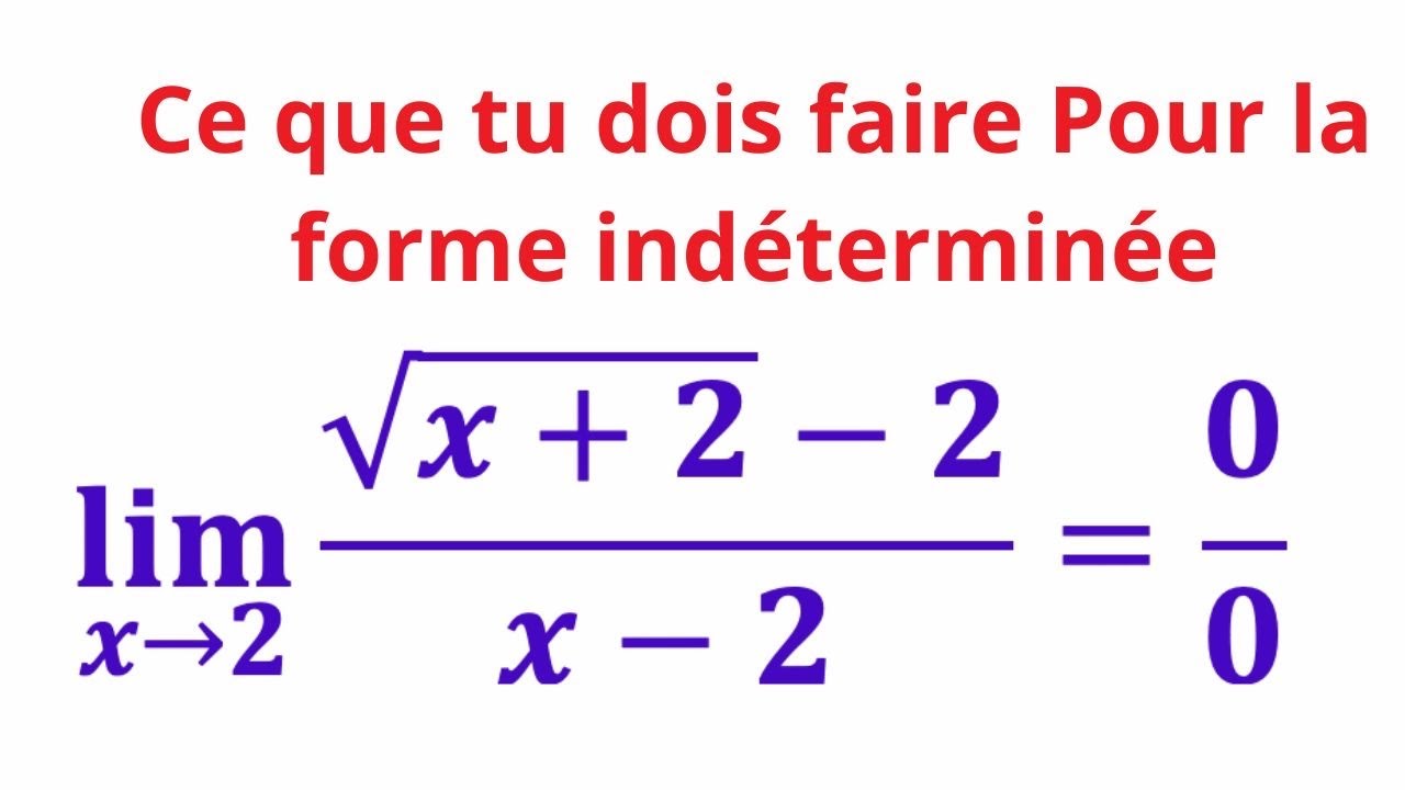 Comment lever l'indétermination ?