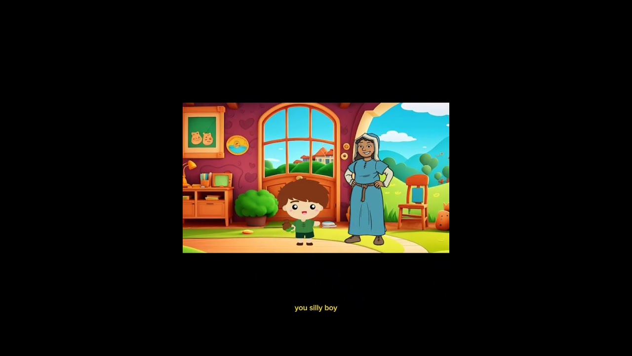Jack and the beanstalk story#bedtimestories #fairytale #ytshort @kingdomofkids914