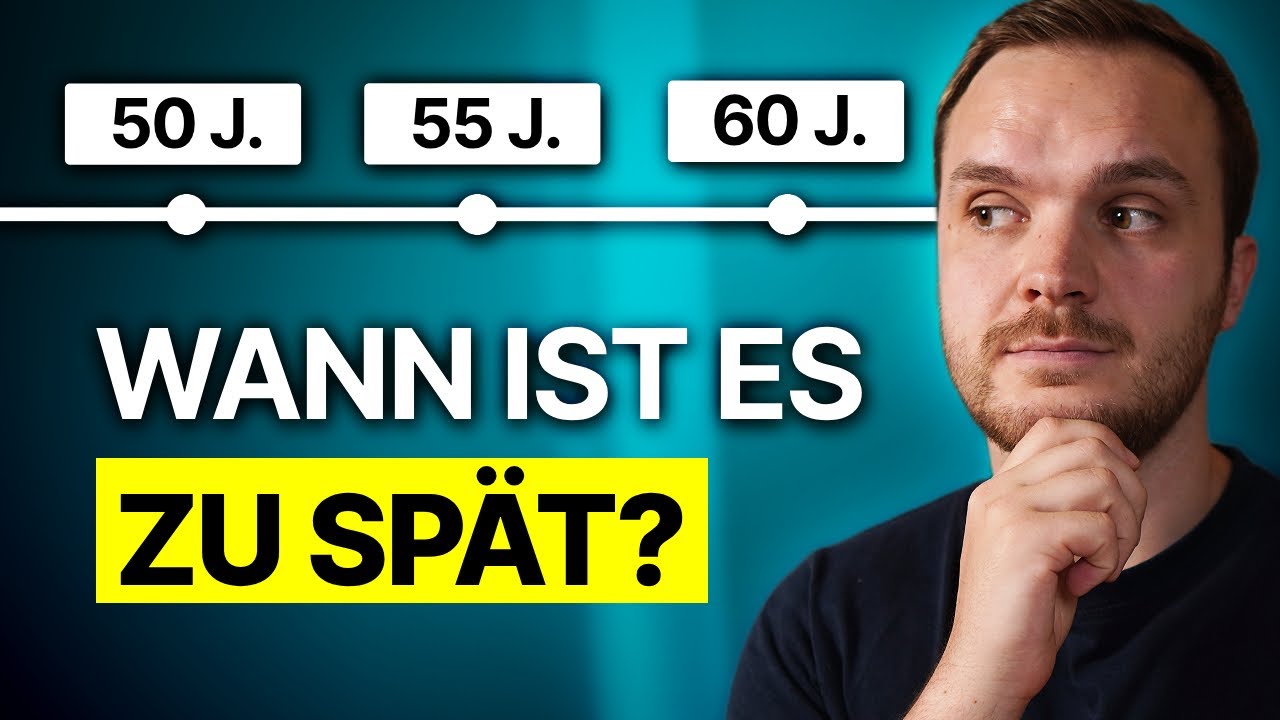 Ab 50 Jahren zu alt zum Investieren?