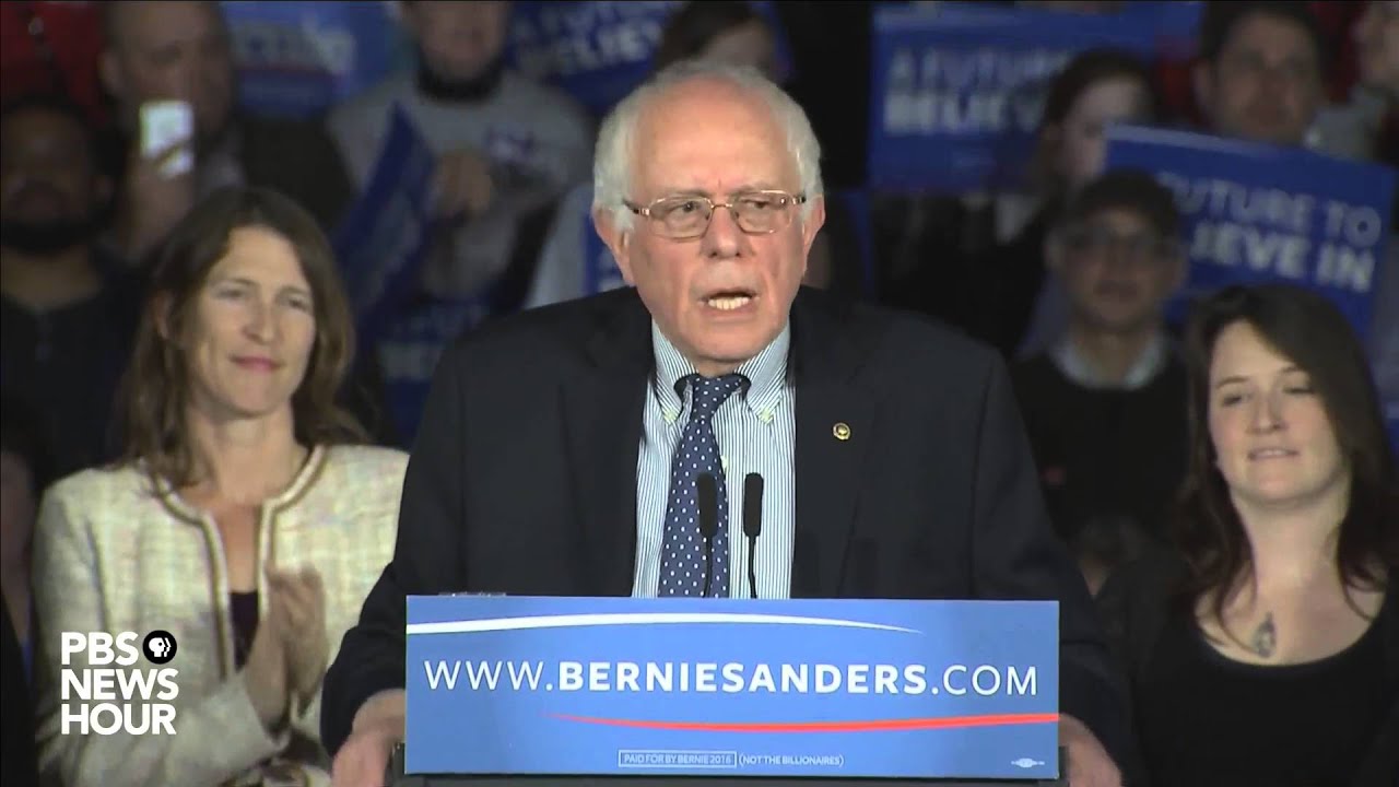 Watch Bernie Sanders' full speech after Iowa caucuses