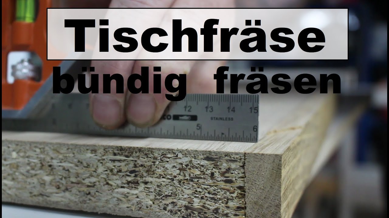 Anleimer und Profile fräsen auf der Tischfräse, Tutorial