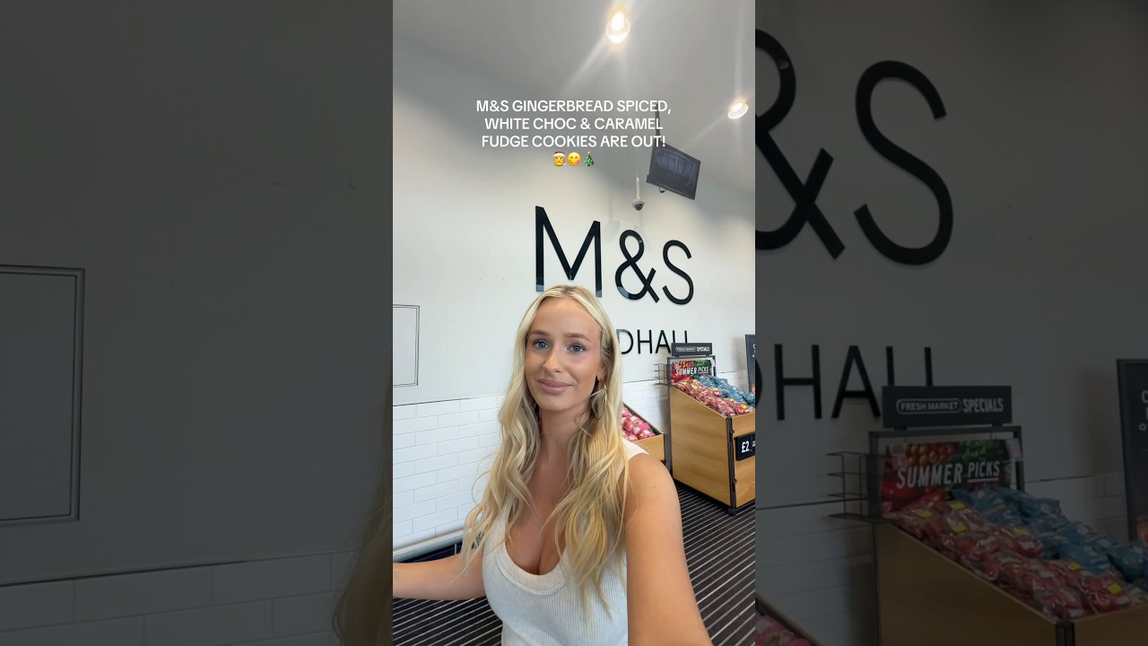 В магазинах M&S появились пряничные печенья со специями!! 😋😋🎅
