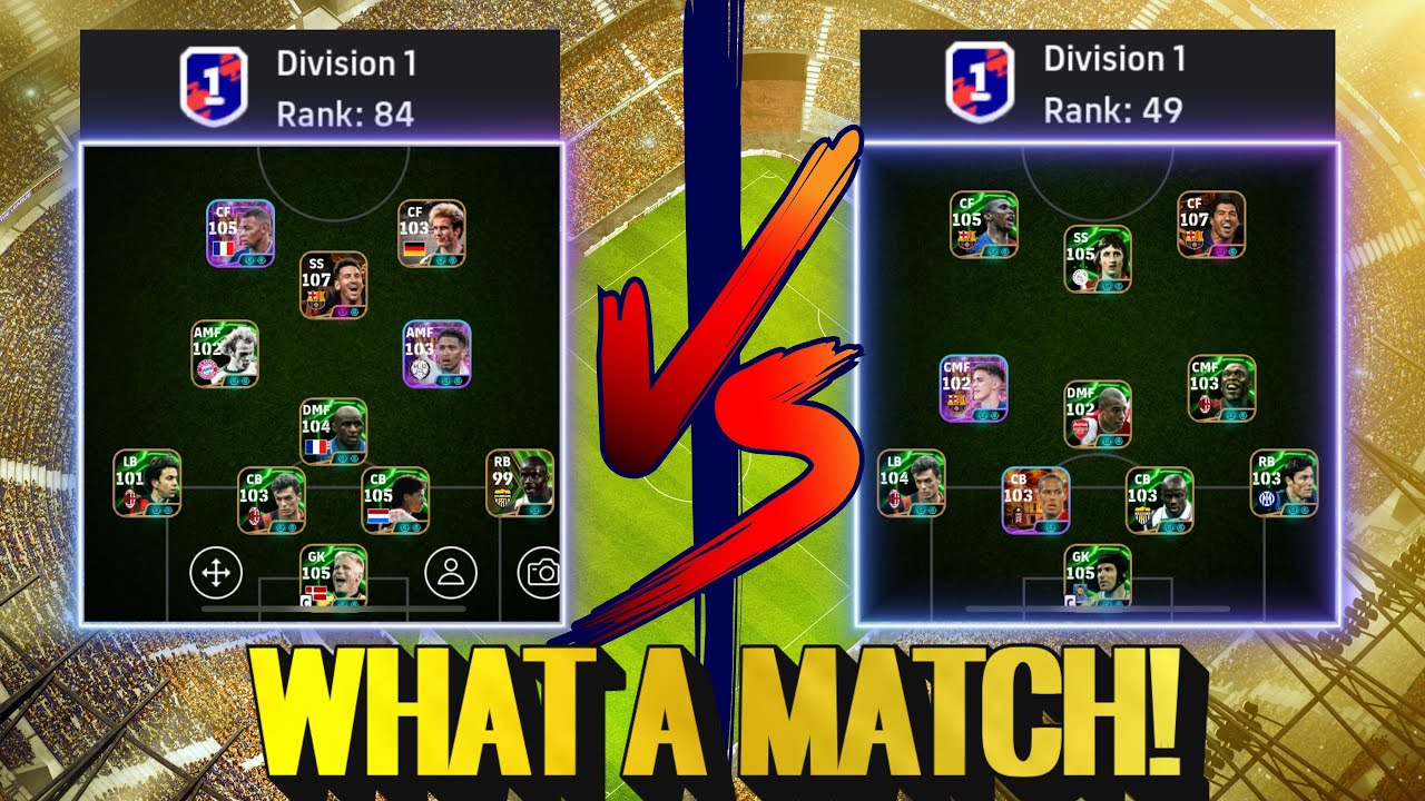 I Faced World Rank 49th in Division Match! | Division 1 RankPush | eFootball 2025 Mobile