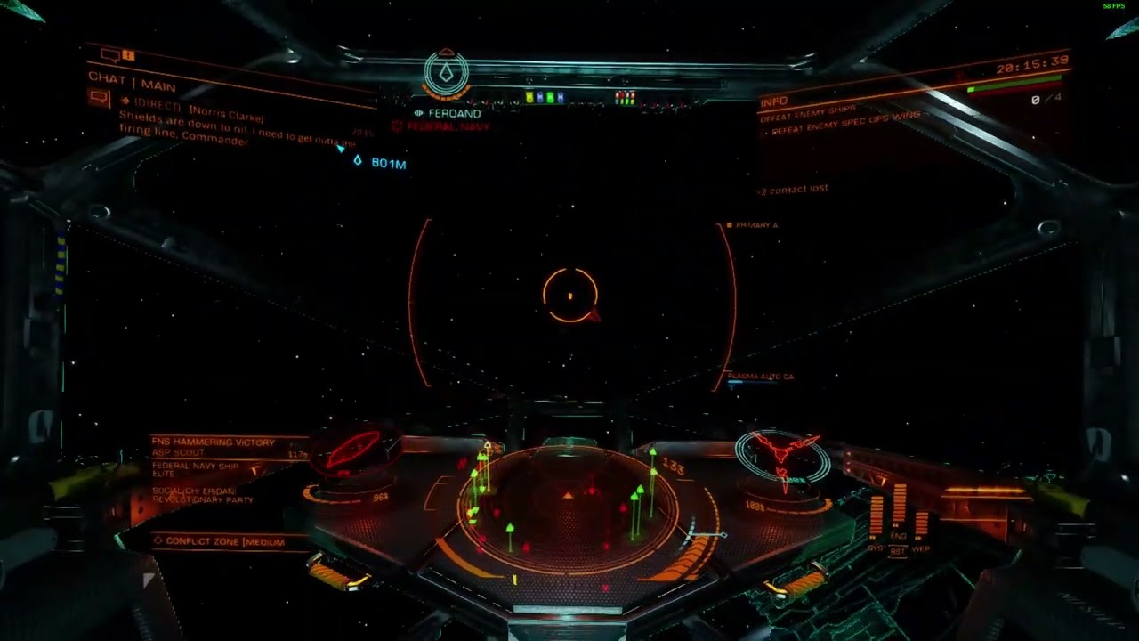 Joining a Stranger's Type 10 Combat Ship, First Time Multicrew, Elite Dangerous