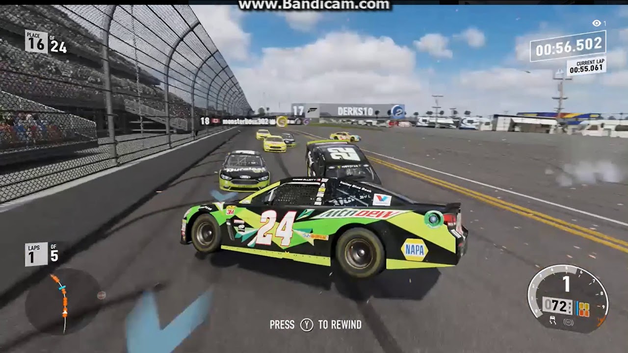 FORZA MOTORSPORT 7 - NASCAR Crash Compilation (Daytona 500-Homestead)