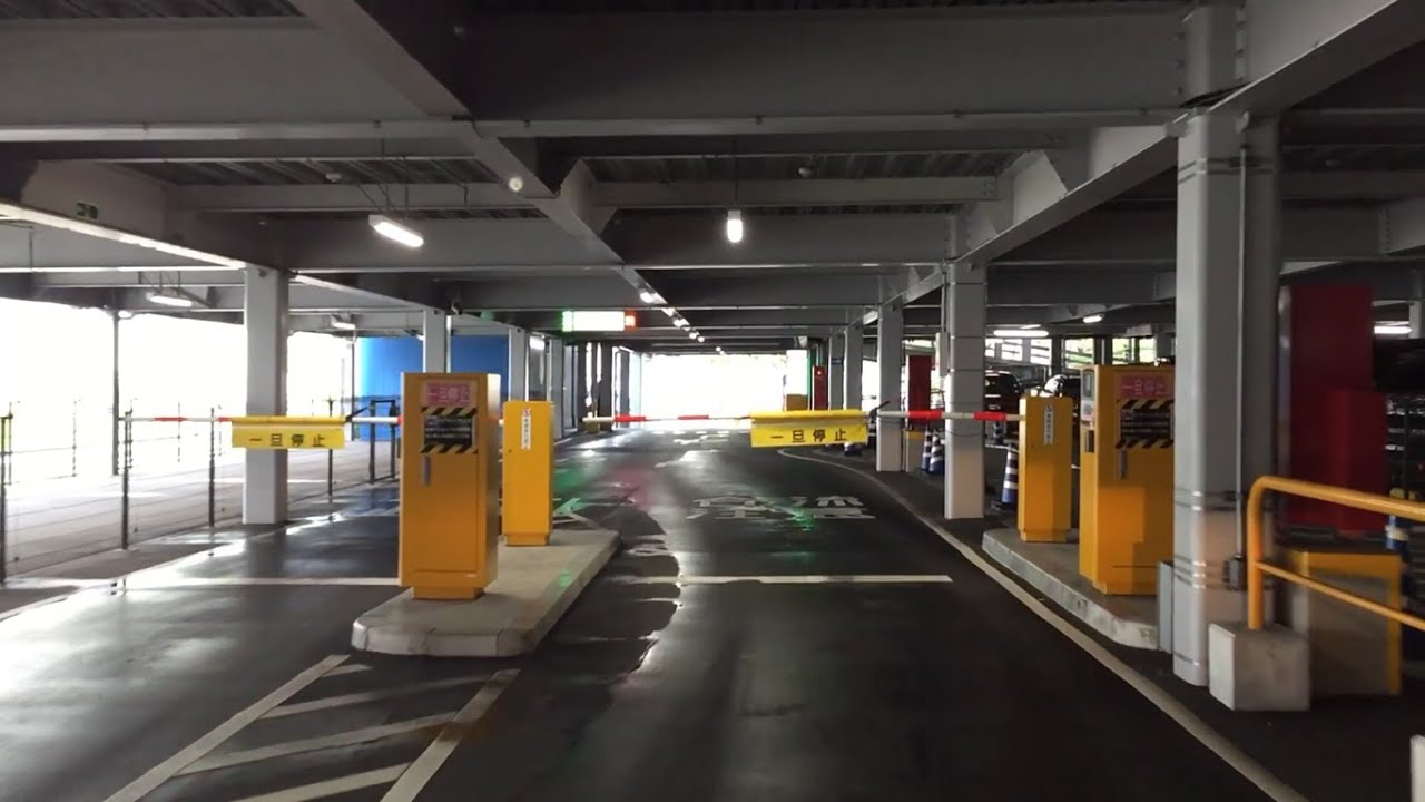 【名古屋市 港区】ららぽーと名古屋みなとアクルス 立体駐車場 屋上に駐めてみた！（車載動画／入庫～出庫）