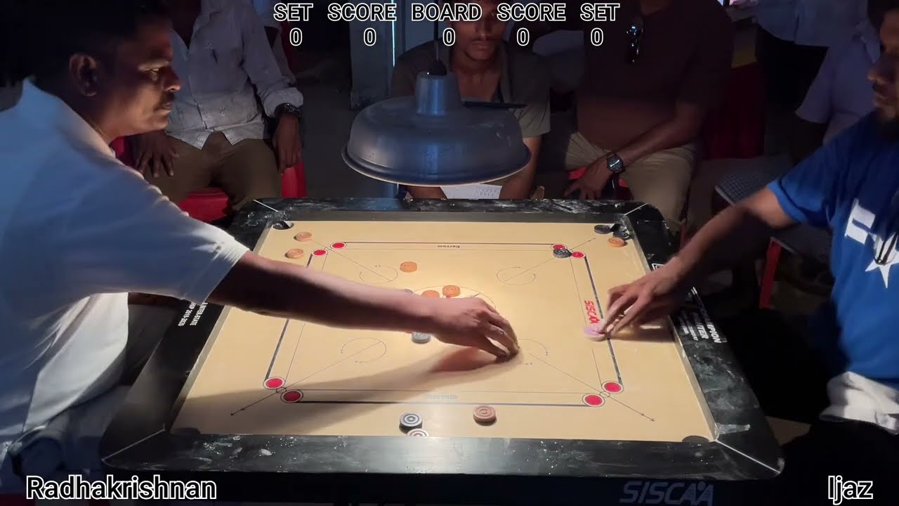Radhakrishnan vs Ijaz | Round 3 | B. Radhakrishnan Carrom Academy Annual Tournament 🏆🔥