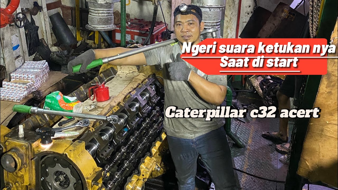 Start up CATERPILLAR C32 complete rebuild