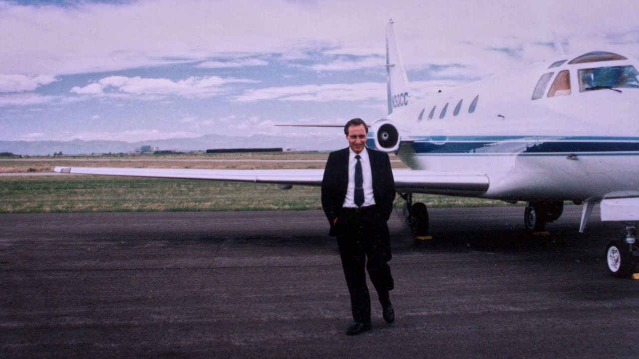 My dad's retirement flight.