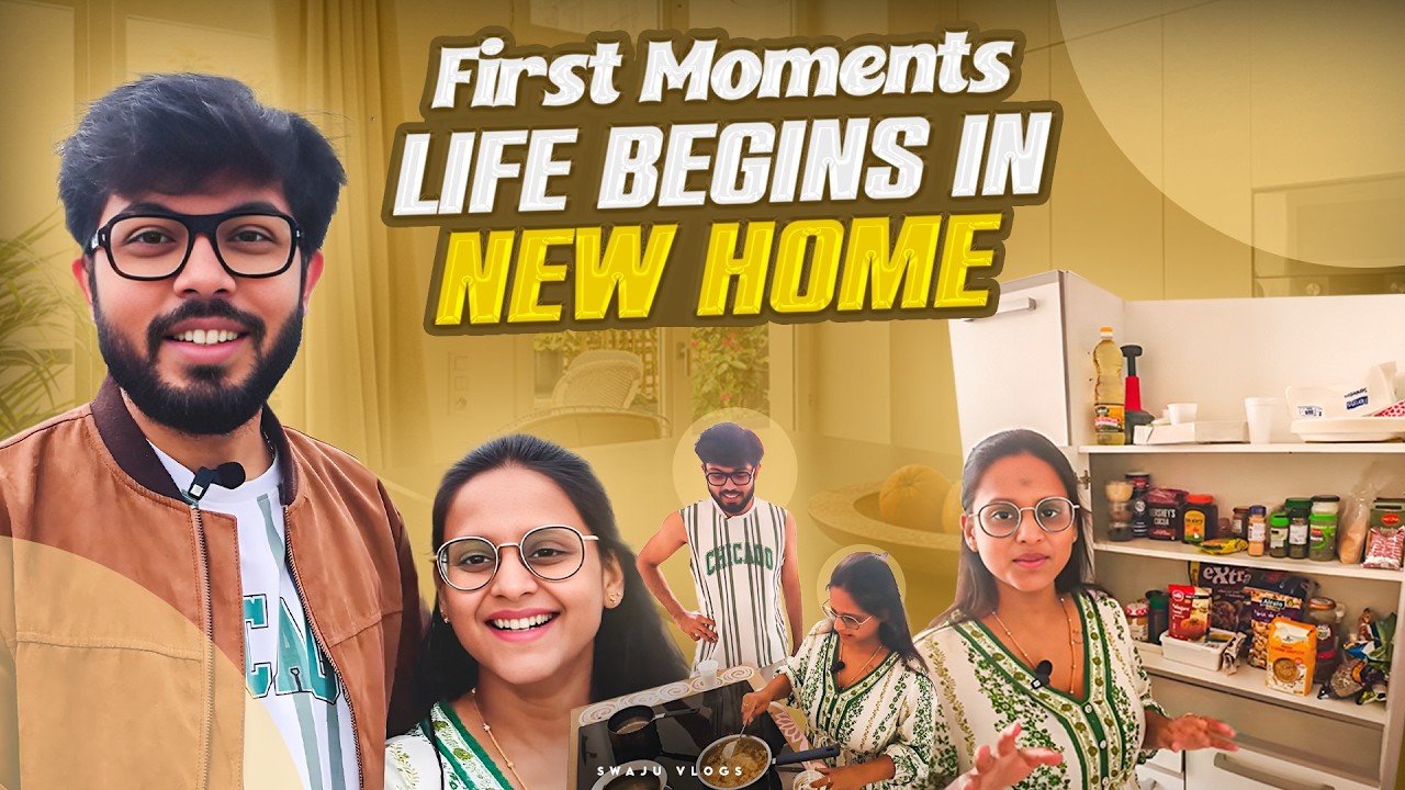 🎁Our New Paris Home Vlog| Kitchen Setup, Gift Unboxing & First Cook #couplevlogs #newhome #parislife