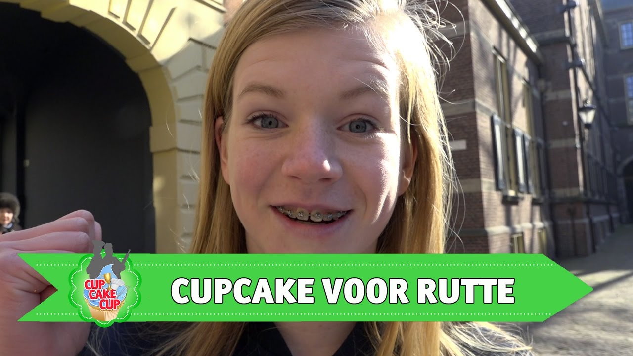 De verjaardagscupcake voor Mark Rutte