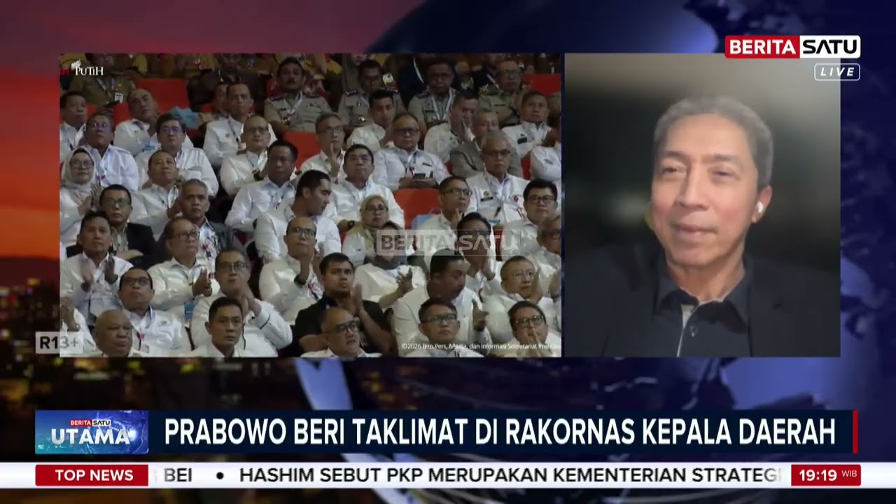 Prabowo Beri Taklimat di Rakornas 2026, Pesan Kebangsaan Jadi Sorotan | Beritasatu Utama