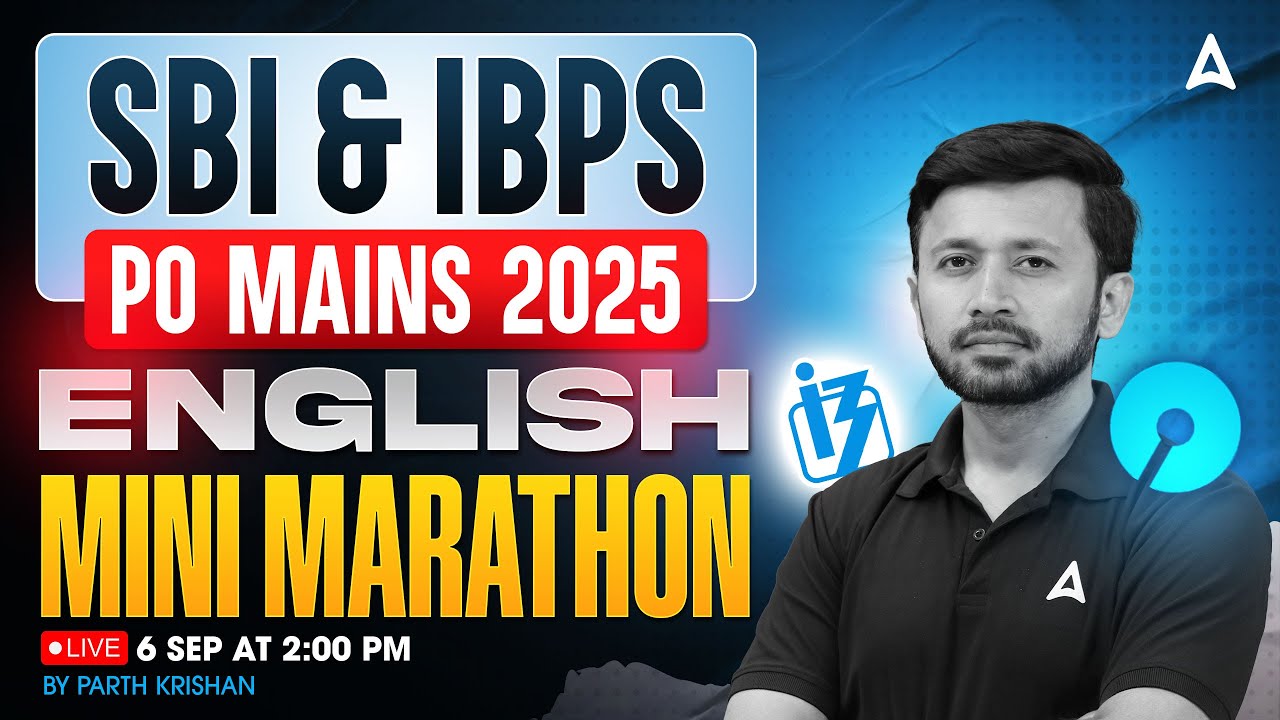 SBI & IBPS PO Mains 2025 | English Mini Marathon | By Parth Krishan