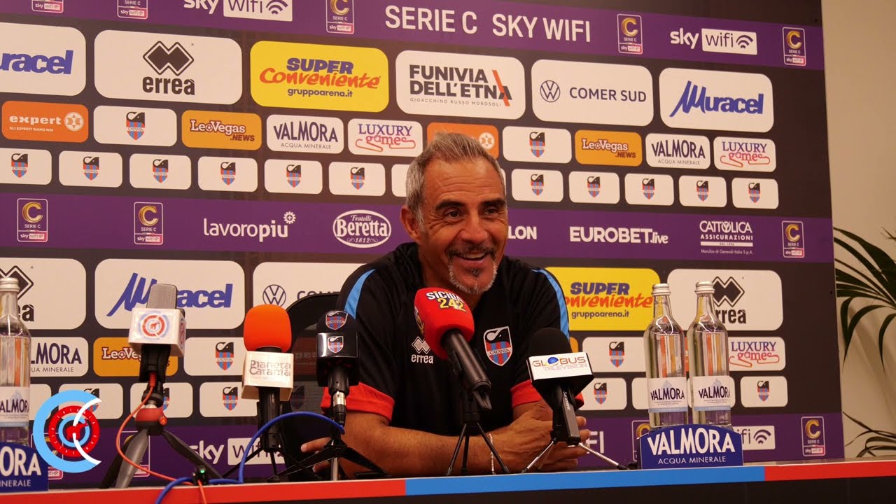 Conferenza pregara Crotone Coppa Italia Seriec 17/08/2025