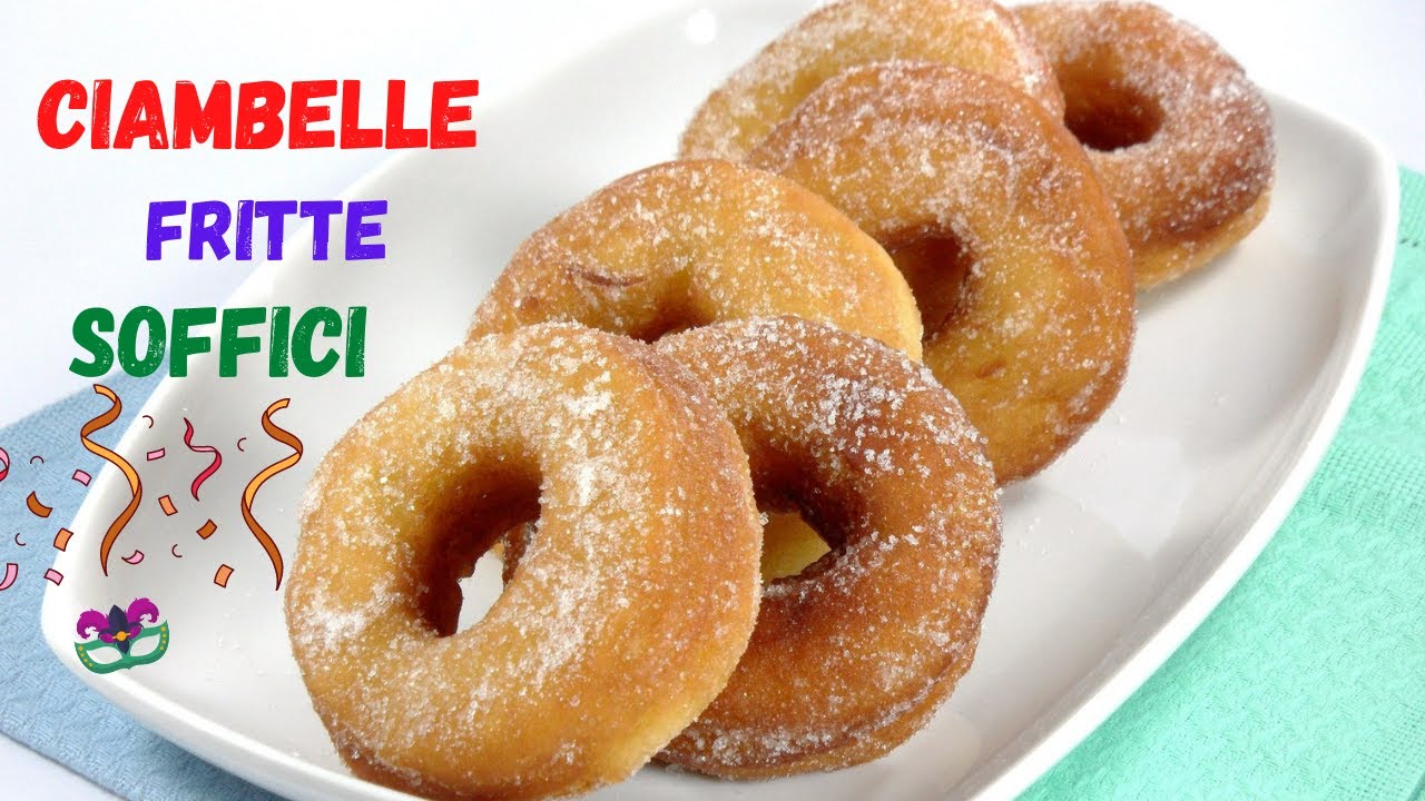 CIAMBELLE GRAFFE SOFFICI FRITTE VELOCI 🍩 Ricetta facile con patate