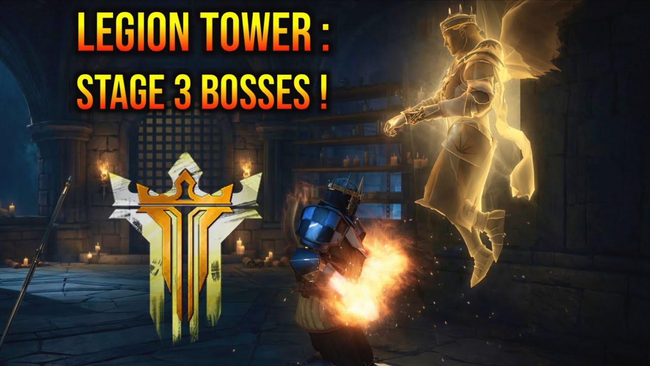 Monarch of Light Set Proves Strong Against Them 😳 | Legion Tower Stage 3 Bosses Gameplay 🔥