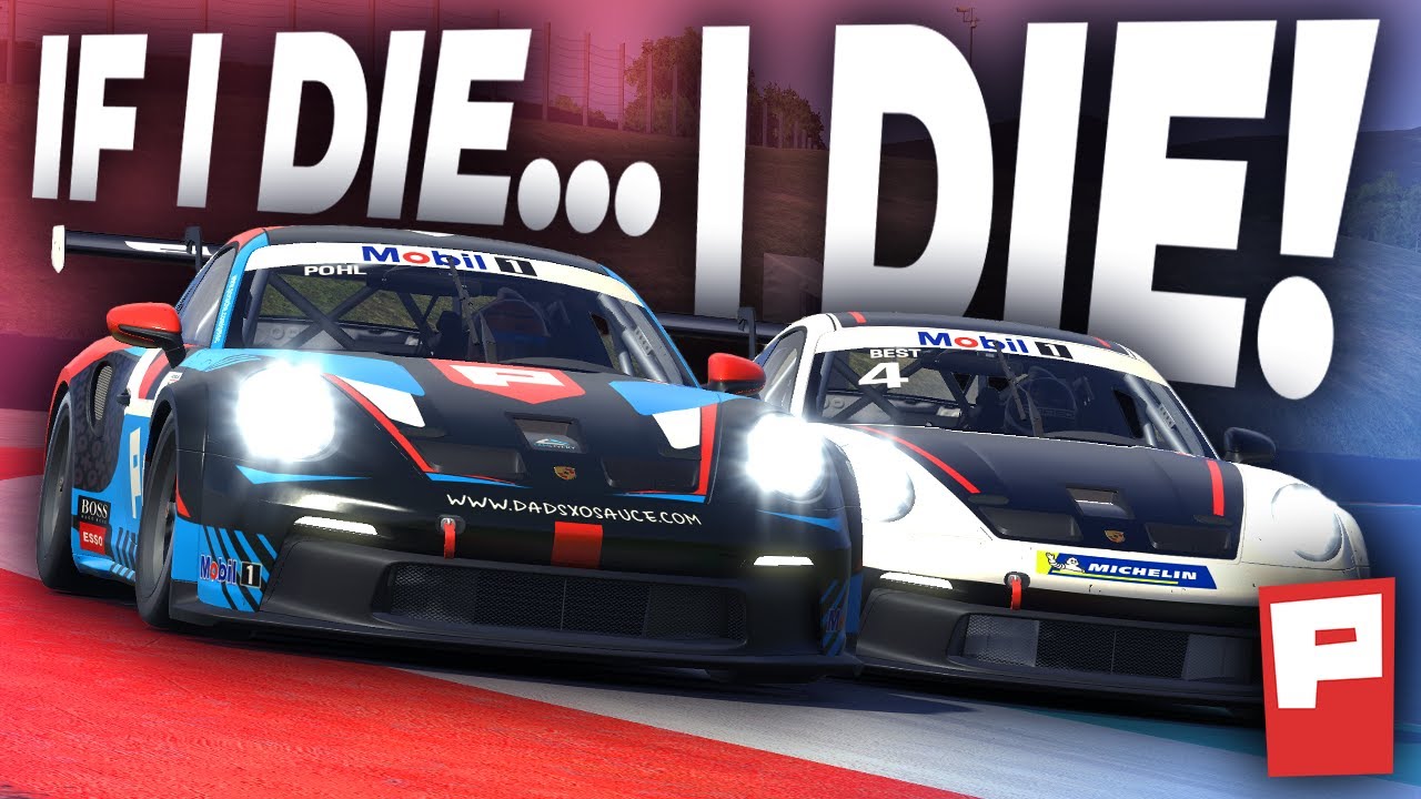 Last lap? SEND IT! (iRacing Porsche Cup at Mugello)