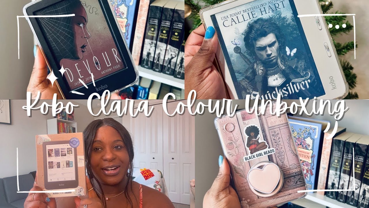 Kobo Clara Colour Unboxing + Comparison To Kobo Libra Colour ✨📚