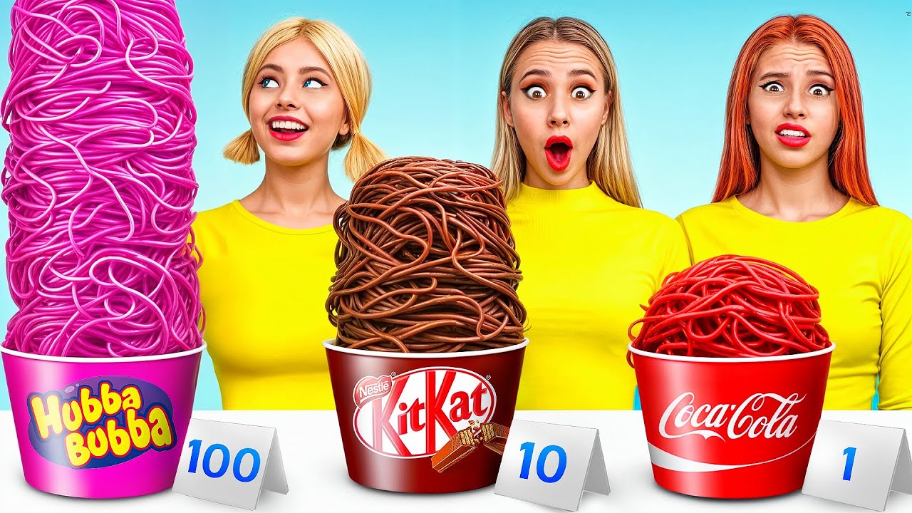 100 Layers of Food Challenge | Fantastic Kitchen Recipes by Turbo Team