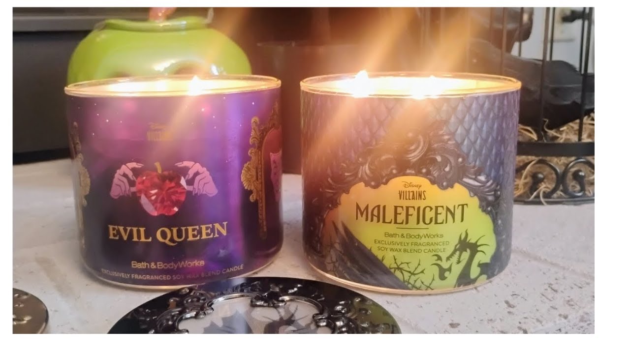 Bath & Body Works Disney Villains Candle Thoughts 