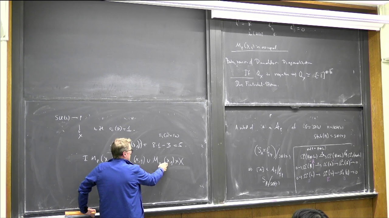 Tomasz Mrowka - Instanton homology for links and webs in 3-manifolds IV
