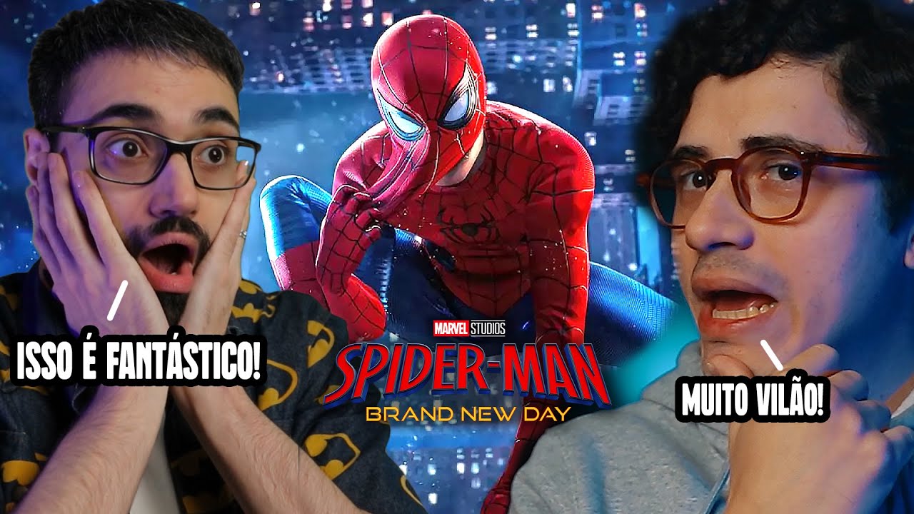 HOMEM-ARANHA UM NOVO DIA NOVIDADES + DISCUSSÃO dos RUMORES