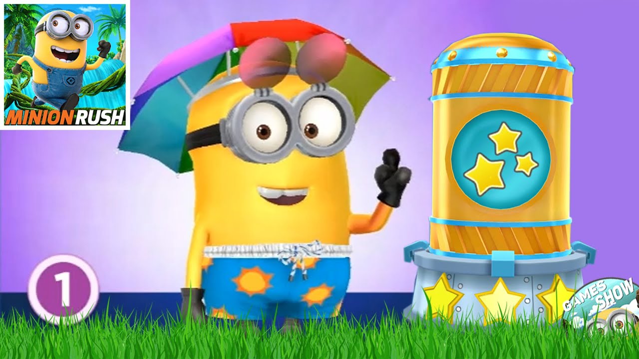 Beachgoer Unlock NEW Costume / Despicable Me Minion Rush / Room 1 gameplay walkthrough