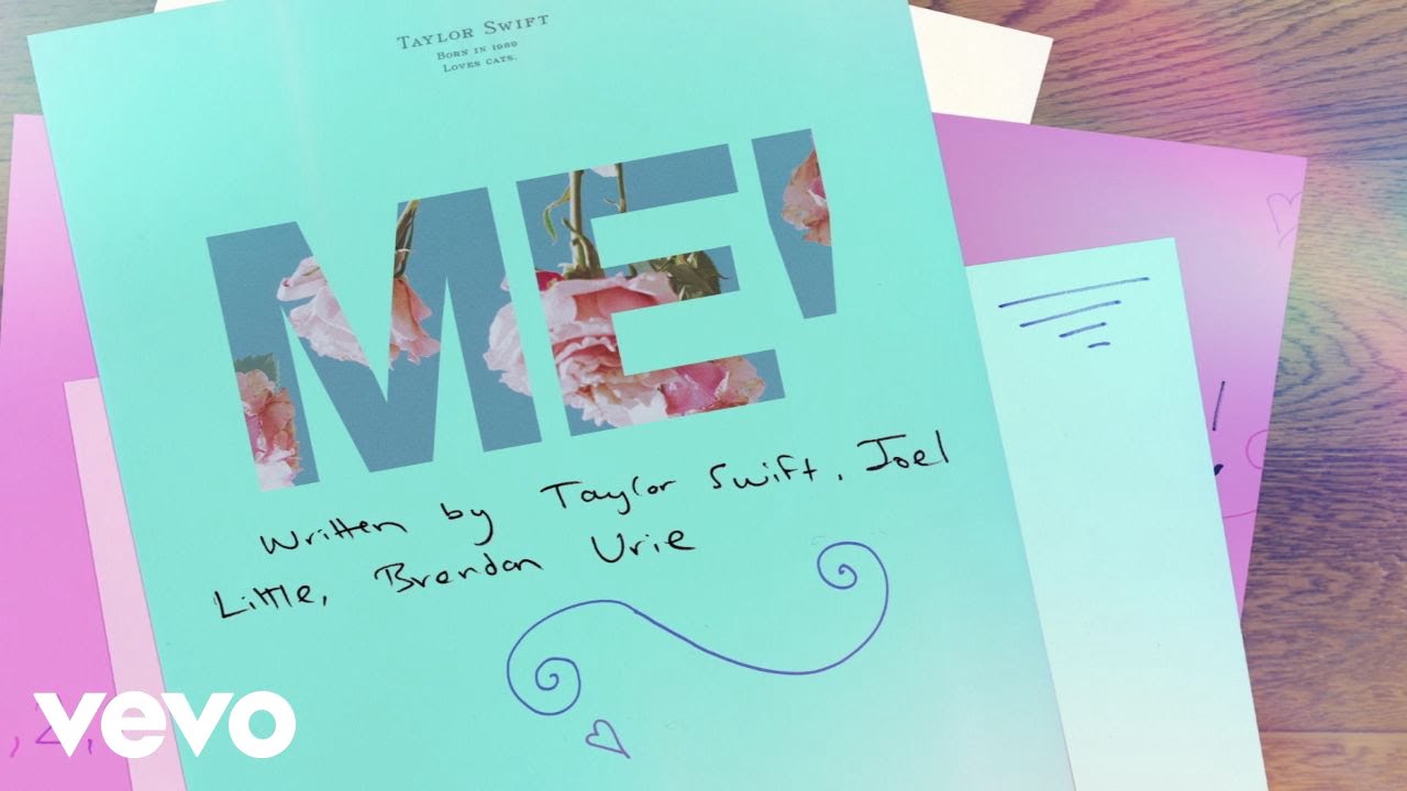 Taylor Swift - ME! (feat. Brendon Urie of Panic! At The Disco) (Lyric Video) ft. Brendon Urie