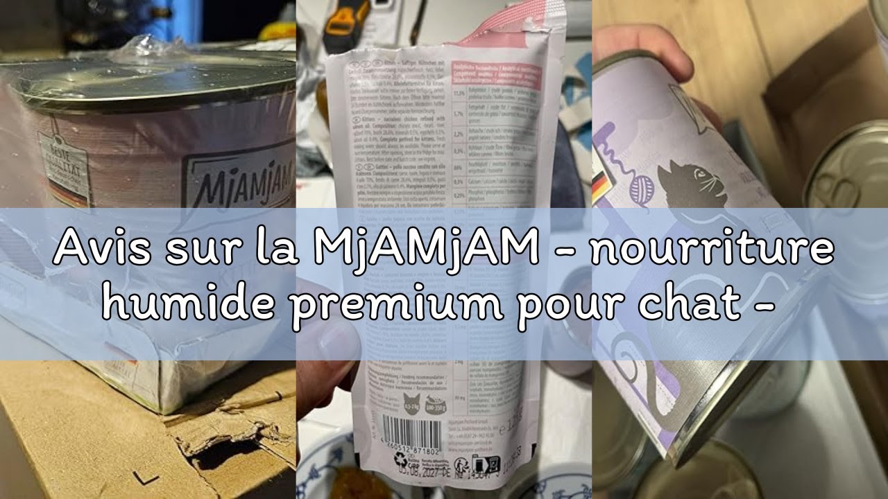 Avis sur la MjAMjAM - nourriture humide premium pour chat - poulet juteux pour chaton à l'huile de s