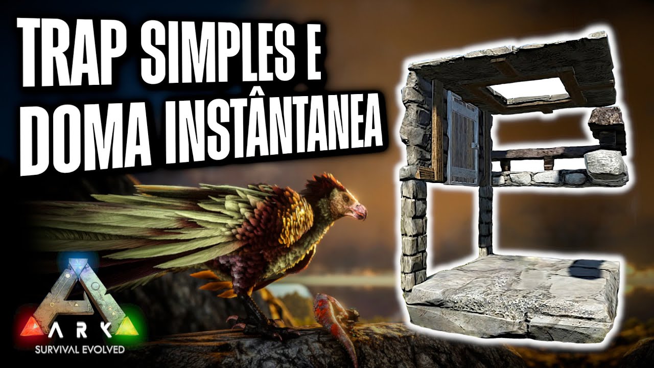 Ark: SE - MELHOR armadilha para ARGENTAVIS + dica de doma INSTANTÂNEA