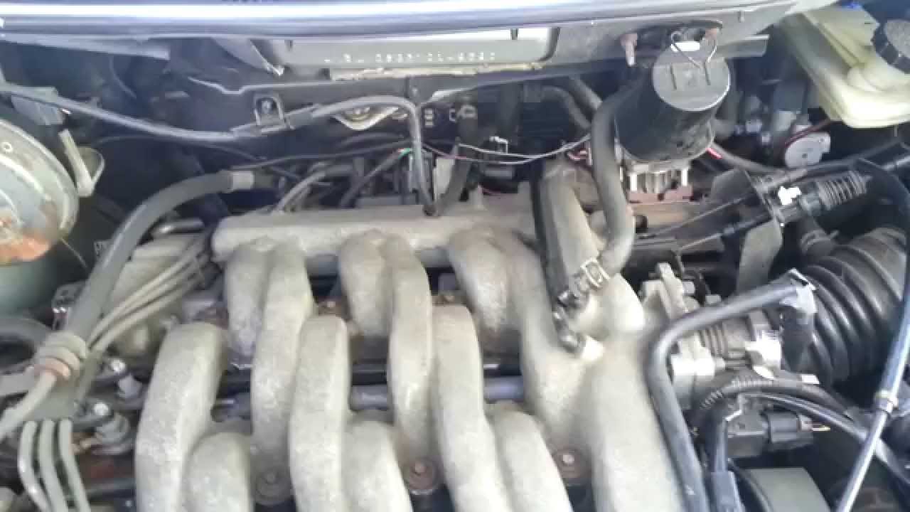 Расположение датчиков кислорода (O2) Mazda MPV LX 2.5 2000 года