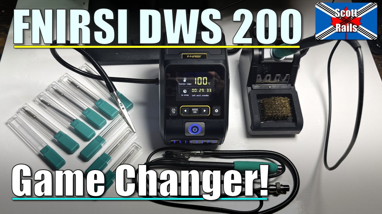 Краткий обзор и тестирование паяльной станции Fnirsi DWS 200.