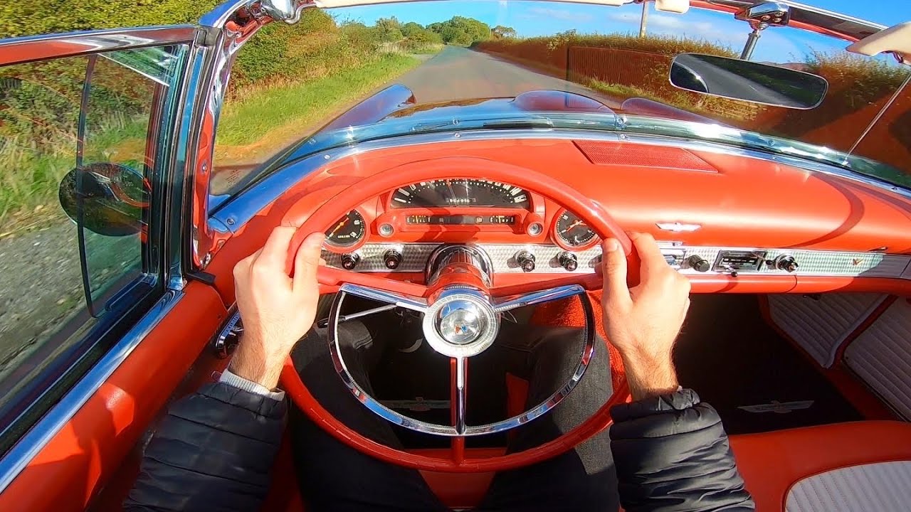 1956 Ford Thunderbird Convertible 292 V8 Auto - POV Test Drive & Walk-around | Fully Restored