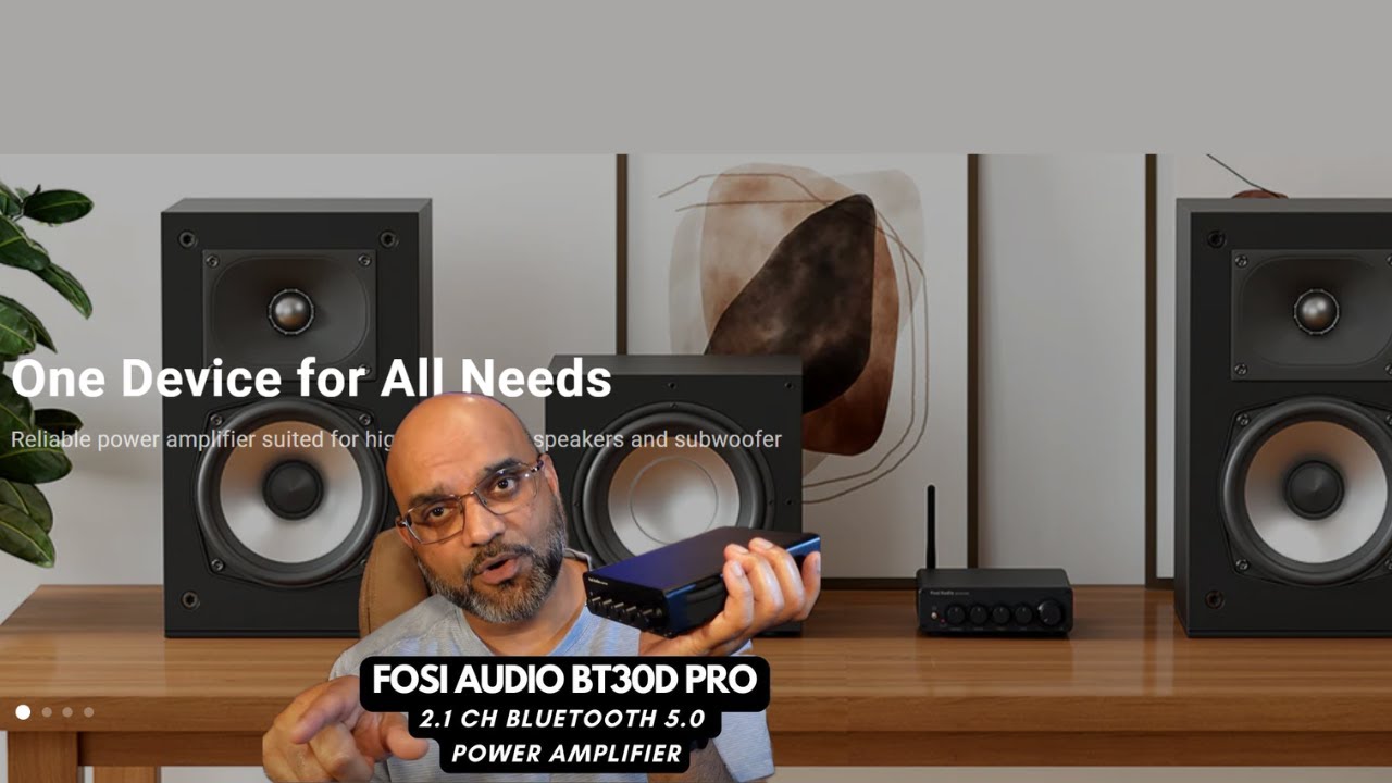Unboxing & Review | Fosi Audio BT30D Pro 2.1 Channel Amplifier #fosiaudio
