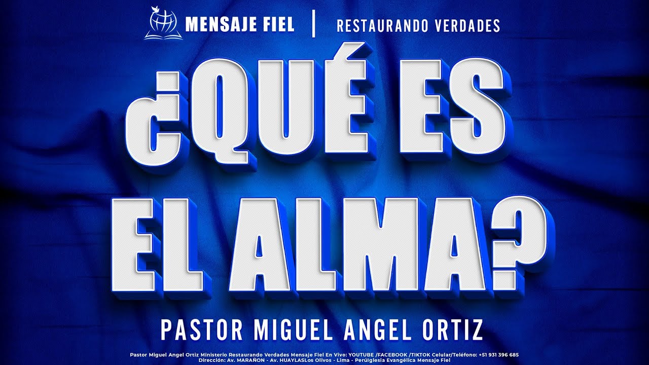 ¿QUÉ ES EL ALMA?
