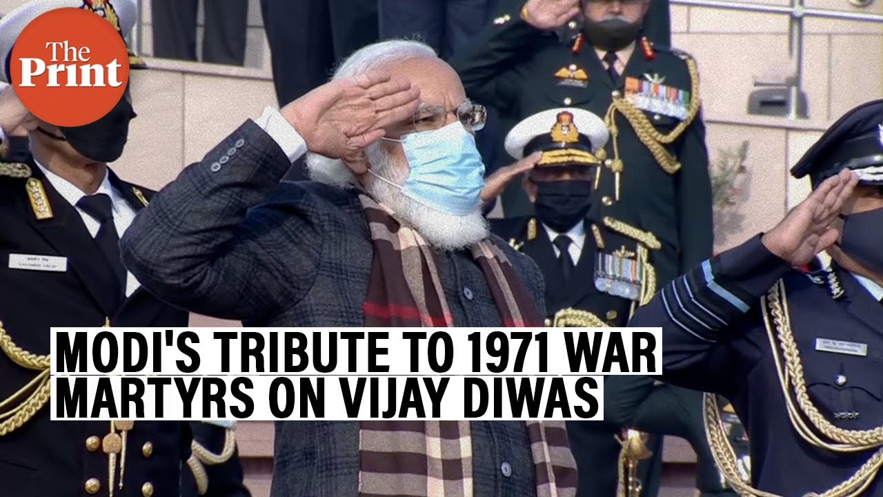 PM Narendra Modi pays tribute to 1971 India-Pakistan war martyrs