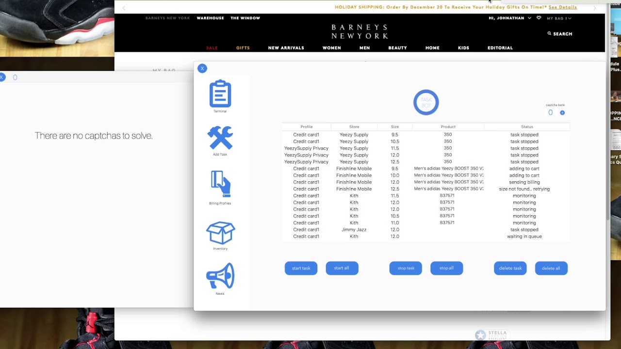 AIOMACBOT (TASKBOT) COOKS 