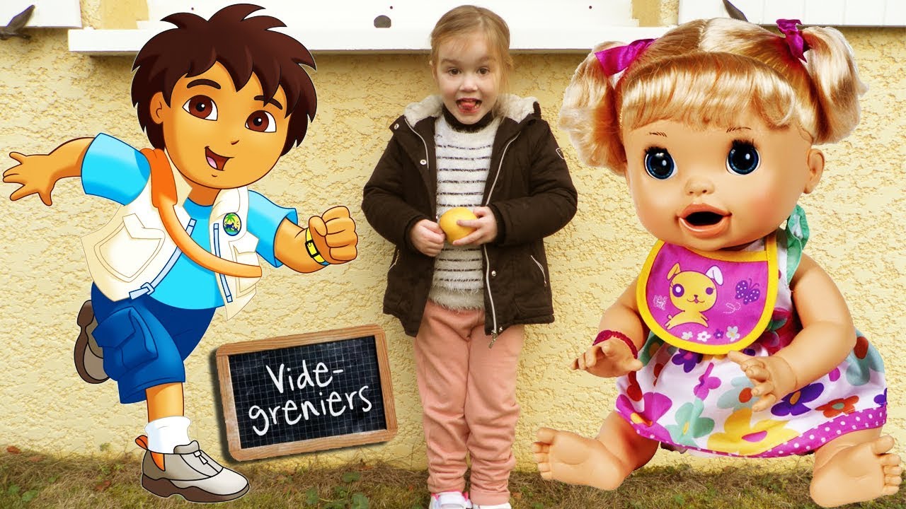 Retour de brocante N°27 : Baby Alive Go Diego Hello Kitty Shopkins (Unboxing)