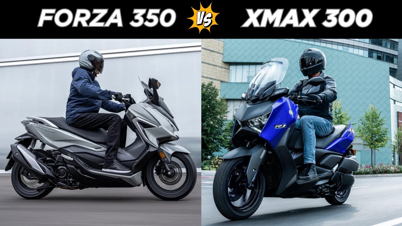 Yamaha XMax 300 2026 года против Honda Forza 350: какой макси-скутер победит?