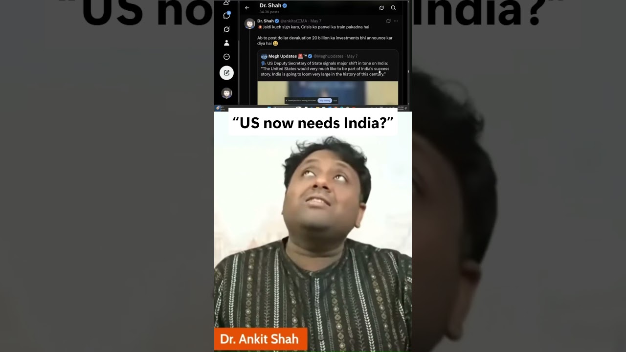 US Wants India&rsquo;s Growth Story? 20 Billion Dollar Shift Explained | Dr. Ankit Shah