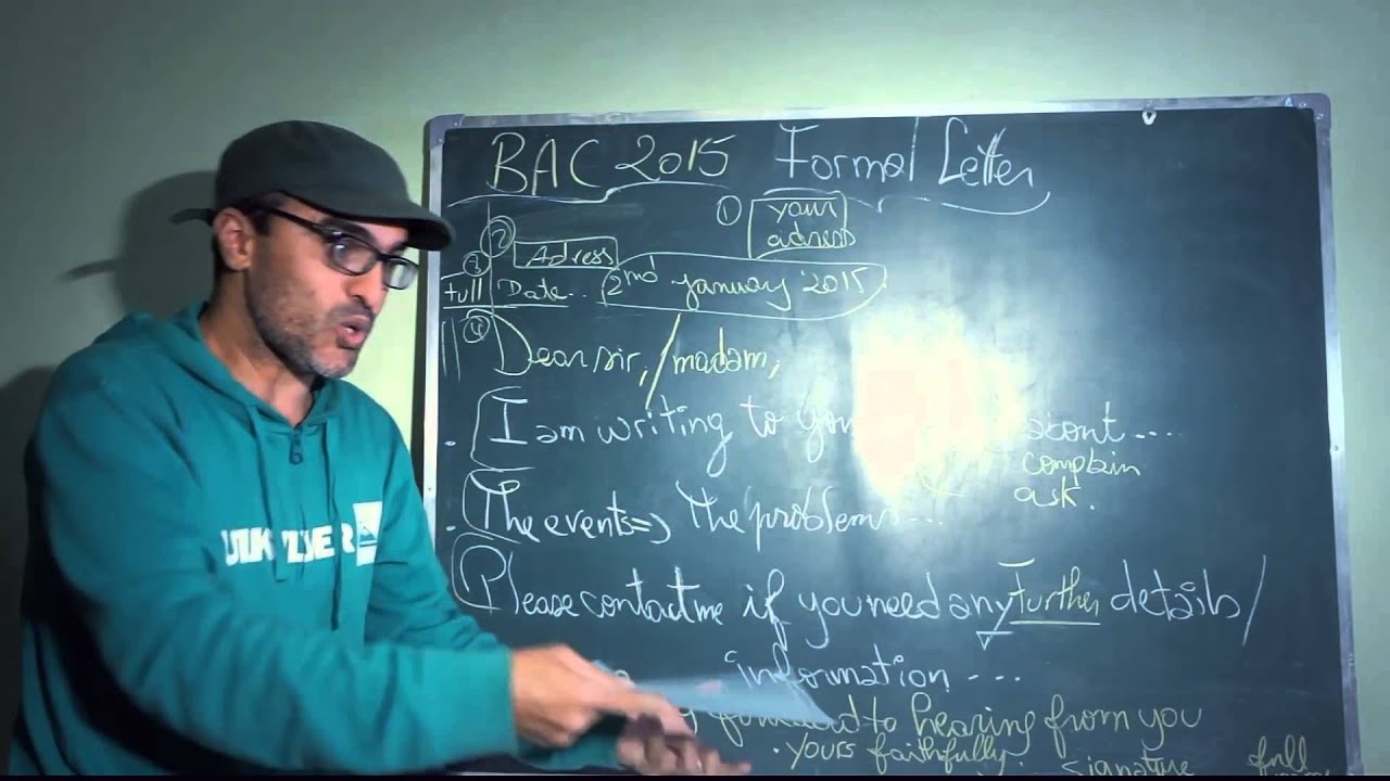 مول لونكلي   bac 2015  الدرس 11# طريقة كتابة الانشاء باللغة الانجليزية Writing‬   YouTube