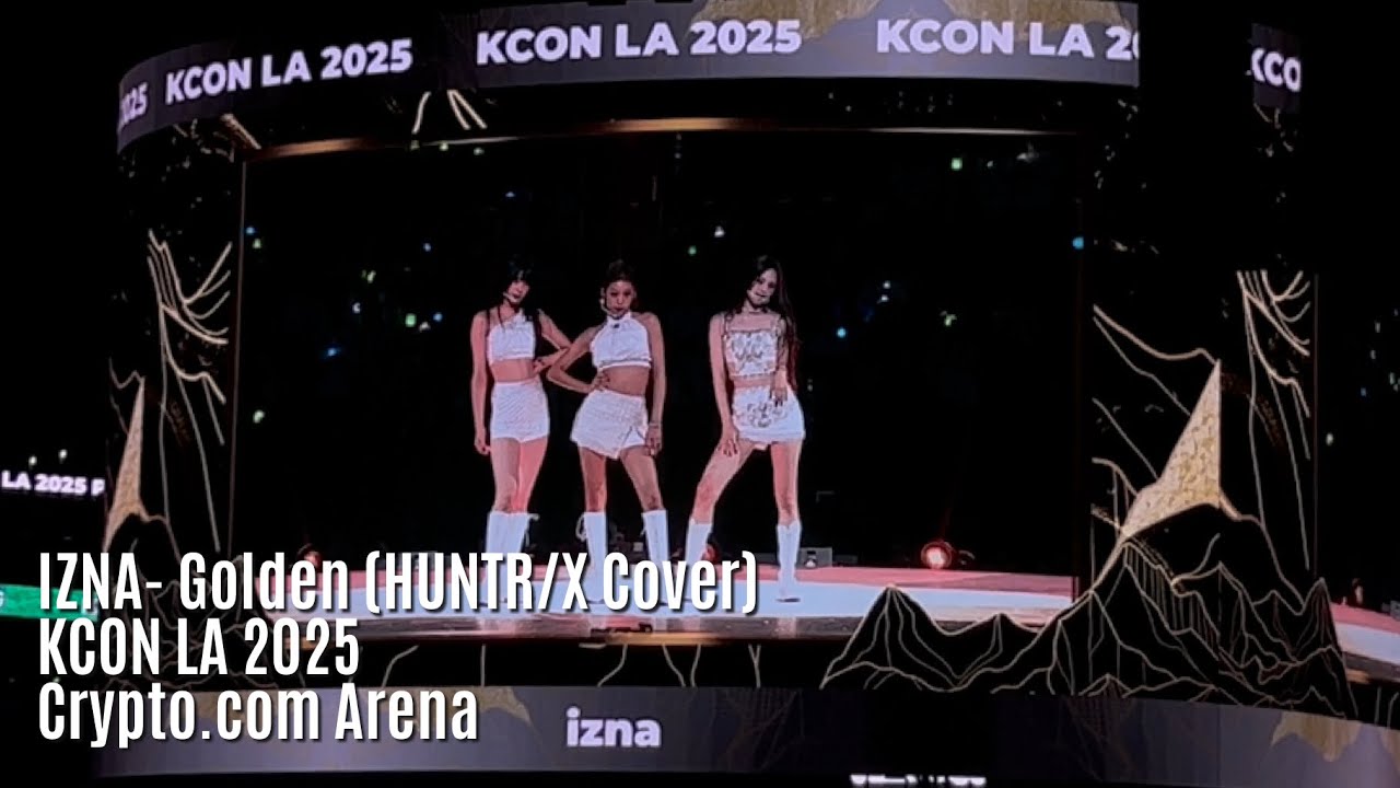 IZNA- Golden (HUNTR/X Cover) Live at KCON LA 2025