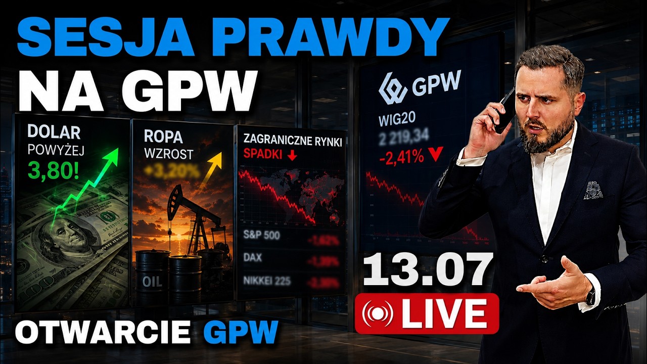 Dolar powyżej 3,8! Ropa w g&oacute;rę, zagranica w d&oacute;ł, a GPW?
