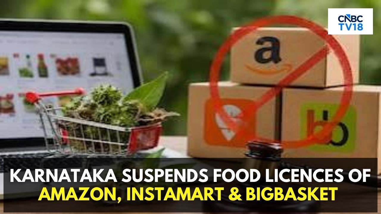 В штате Карнатака приостановлены лицензии на продажу продуктов питания у Amazon, Instamart и BigB...