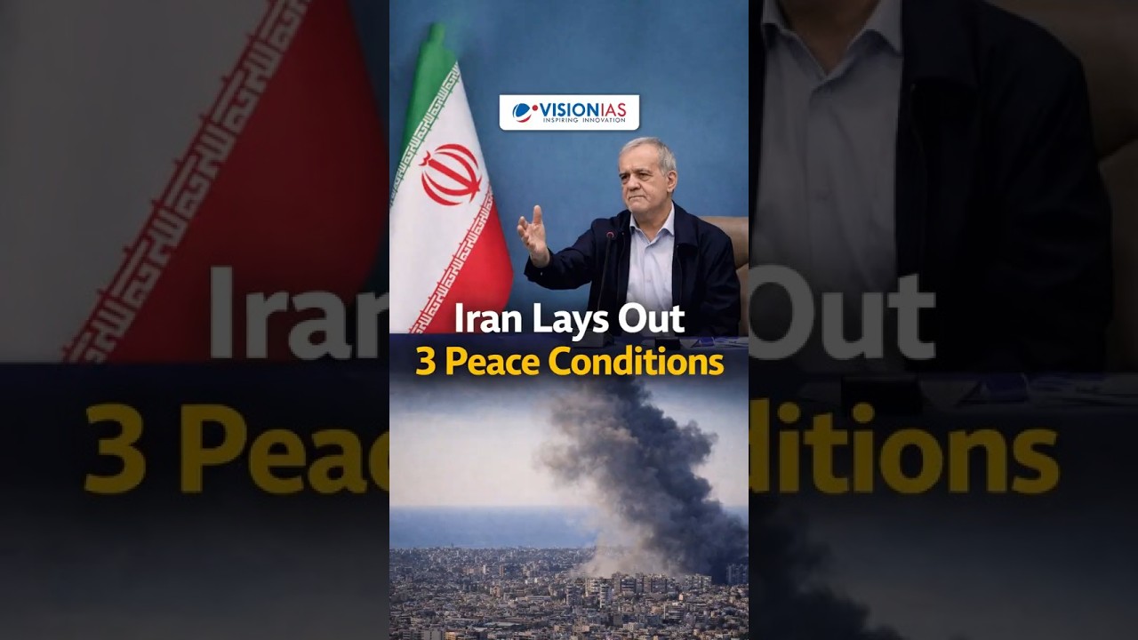 Iran Sets 3 Conditions To End War With US, Israel